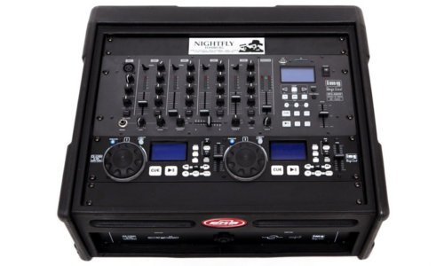 Ansicht von Oben DJ Rack 2 DJ Rack 1